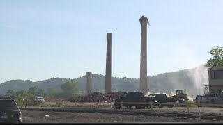 Yorkville Smokestacks Demolished