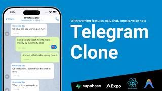 Let's build a Real-Time Messaging App with React Native (Telegram clone | Expo | Supabase) Wealth