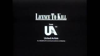 Licence To Kill 1990 Vhs Closing