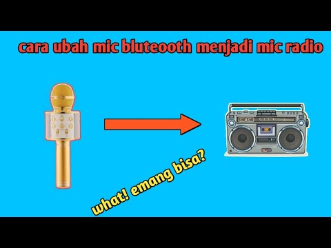 Cara mengubah mic bluetooth biasa menjadi mic yang bisa jadi radio