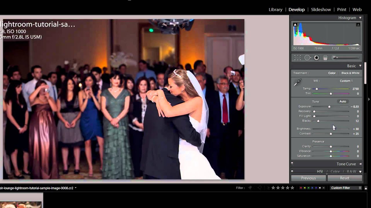 How to Color Correct Images Under Tungsten Lighting Lightroom Video