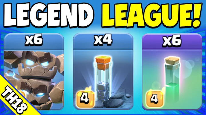 Lots of 3 Stars in LEGEND LEAGUE with this Easy TH18 Attack Strategy! (Clash of Clans)