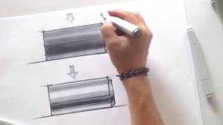 How to render metal cylinder.