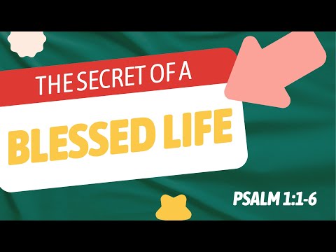 The Secret of a Blessed Life - Rev Frederick Ching - Psalm - Jan 4, 2026