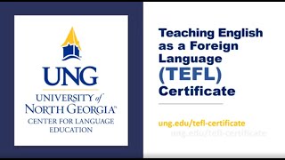 TEFL Certificate at UNG