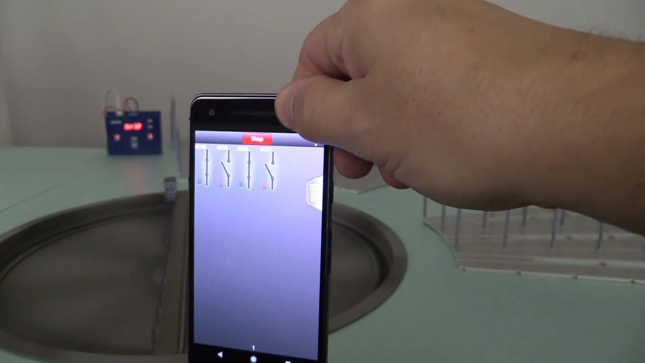 Водонапорная башня и управление поворотного круга с телефона