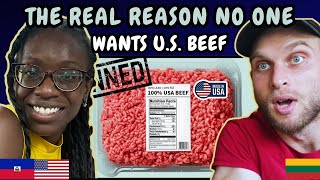 REACTION TO The *REAL REASON * No One Wants US Beef | FIRST TIME WATCHING