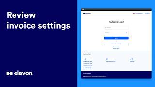 How to review invoice settings on Elavon POS Dashboard on Web