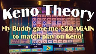 Playing mine and my Buddy's $20 AGAIN on Multi Card and Four Card Keno Theory