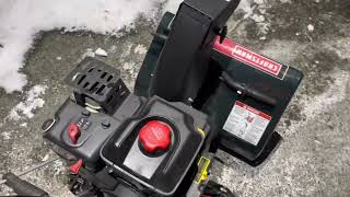 Craftsman snowblower and ice chopper