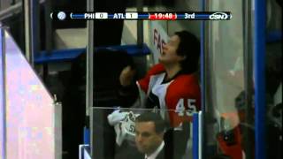 Hockeyfighters.cz  Arron Asham vs Colby Armstrong.wmv