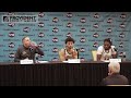 MBB | USF vs. Portland Postgame w/ Chris Gerlufsen, Marcus Williams and Jonathan Mogbo