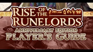 Rise of the Runelords Anniversary Edition Players Guide