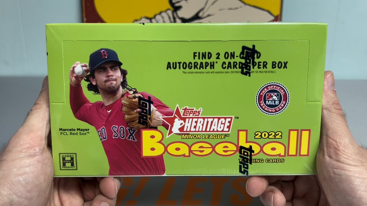 2022 Topps Heritage Minors Hobby Box - Release The Kraken!!!