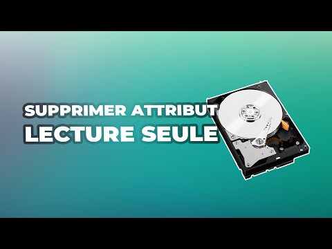 Comment supprimer l'attribut