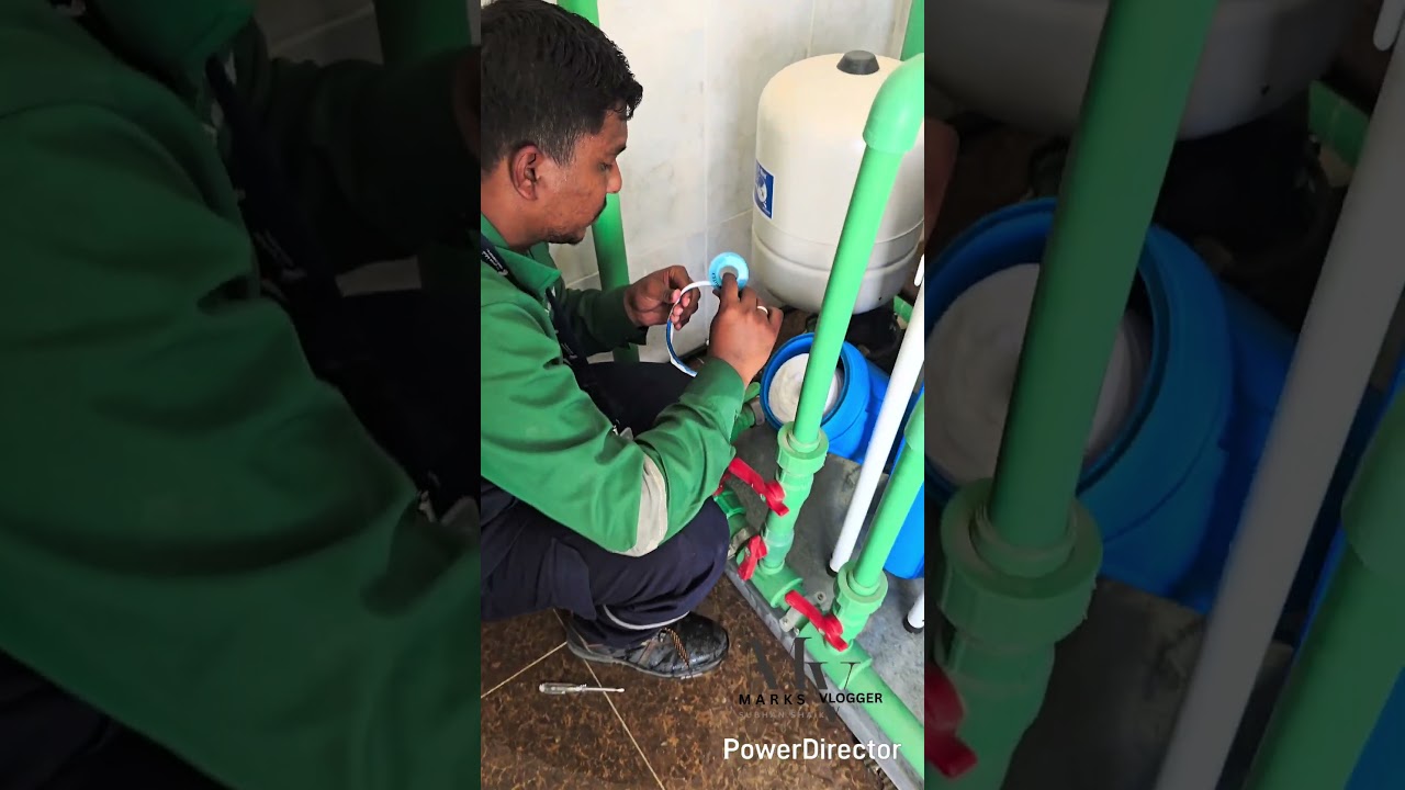 WATER tank filter room in Kuwait House 