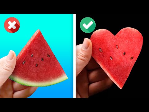 Video: Cómo Aprender A Cortar Figuras De Frutas