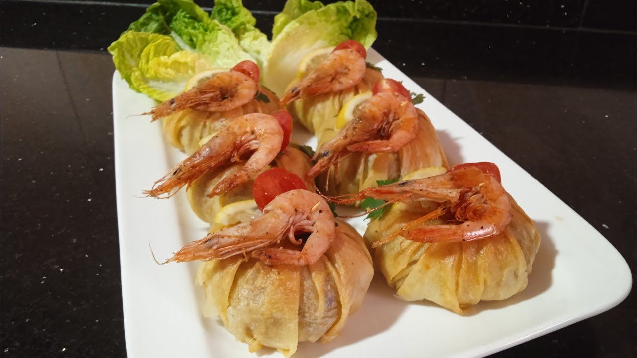 بسطيلات صغار ميكس بالحوت و صدر الدجاج بطريقة سهلة وعملية