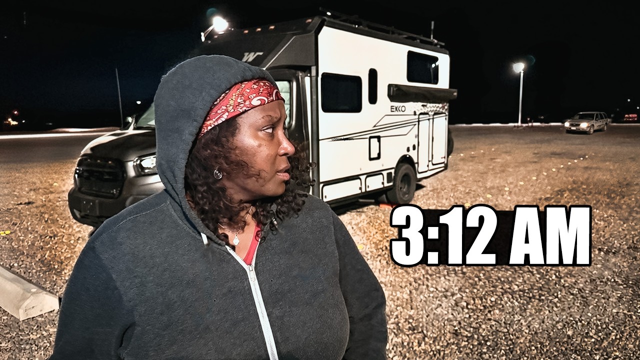 Мы переночевали в отдаленной зоне отдыха… и проснулись вот так.