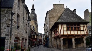 Dinan (Brittany, France): A walk through the cobblestone streets of this medieval town I 4K