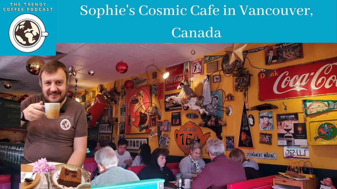 The July Trendy Coffee Series. Day 6 Sophie's Cosmic Cafe in