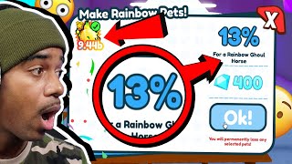 I Tried The Impossible And This Happened Pet Simulator X Halloween Update Roblox