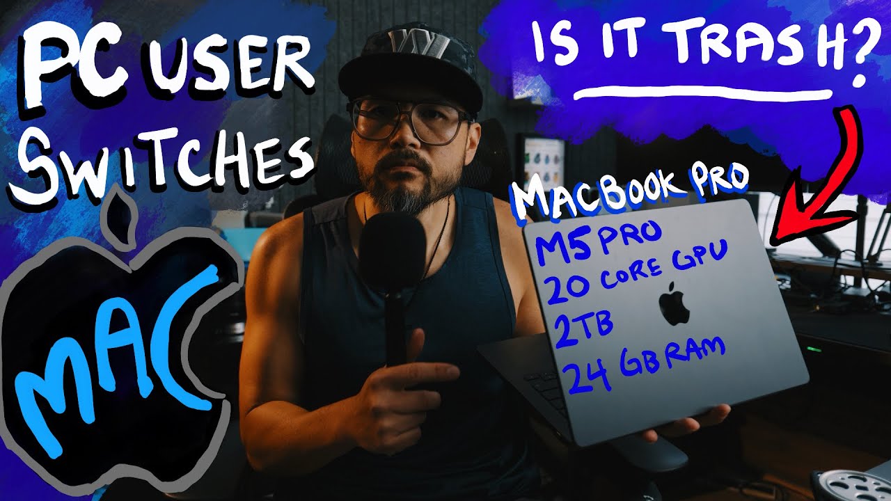 ​PC Video Editor Switches to M5 Pro MacBook Pro — Is 24GB RAM Enough?!