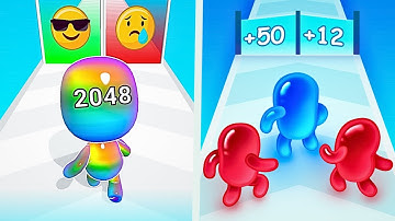 Join Blob Clash 3D vs Man Runner 2048😻😱😻Android iOS Gaming Walkthrough | Max Gameplay BB7858