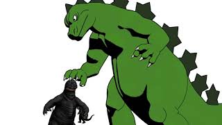 Godzilla increasingly pats himself on the head (Loquendo)