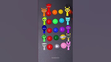 Sprunki characters Guess the mixed colors #colormixing #shorts #sprunki