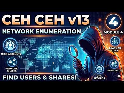 CEH v 13 | Enumeration Lab | Module no 4 | Class 9