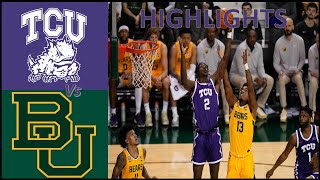 #17 TCU vs #19 Baylor Full Game Highlights 2023 NCAA Men's College Basketball