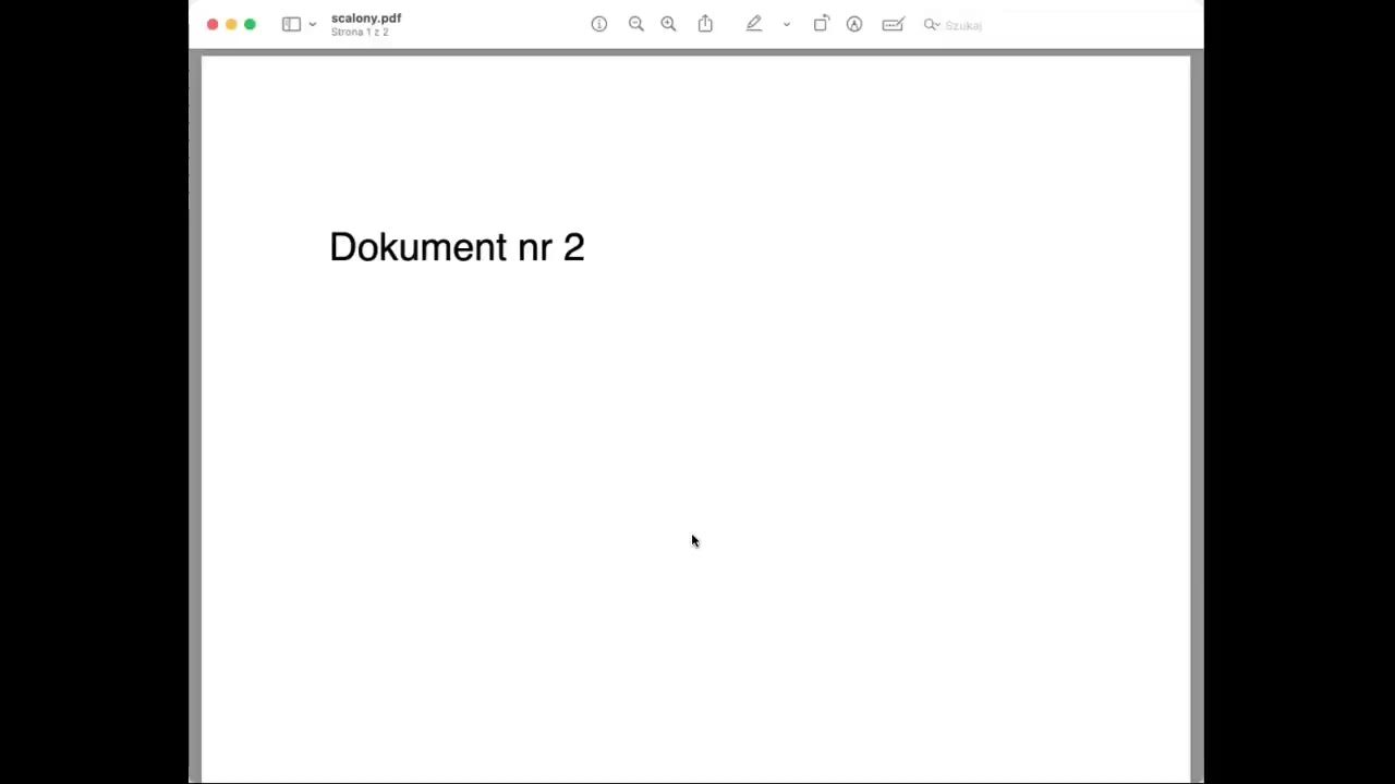 Scalanie Wielu Plików W Jeden Dokument Pdf