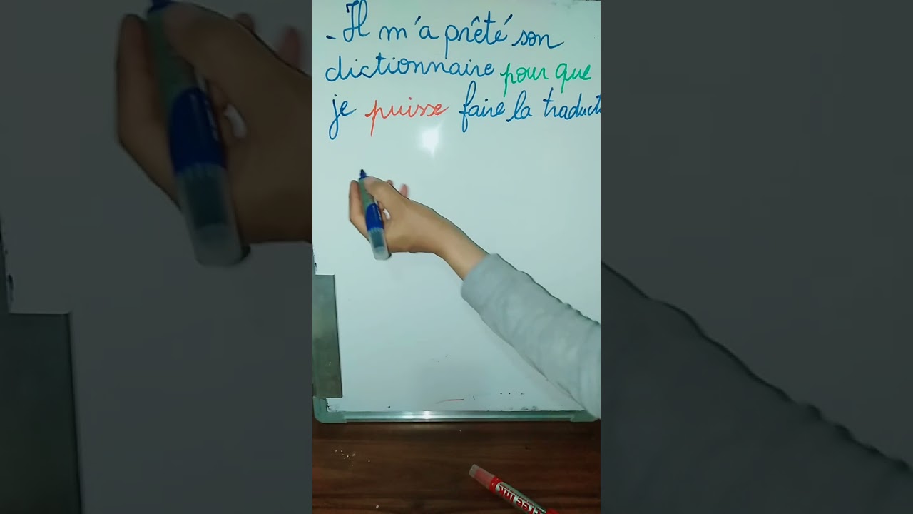 Exprimer le but ♥️♥️