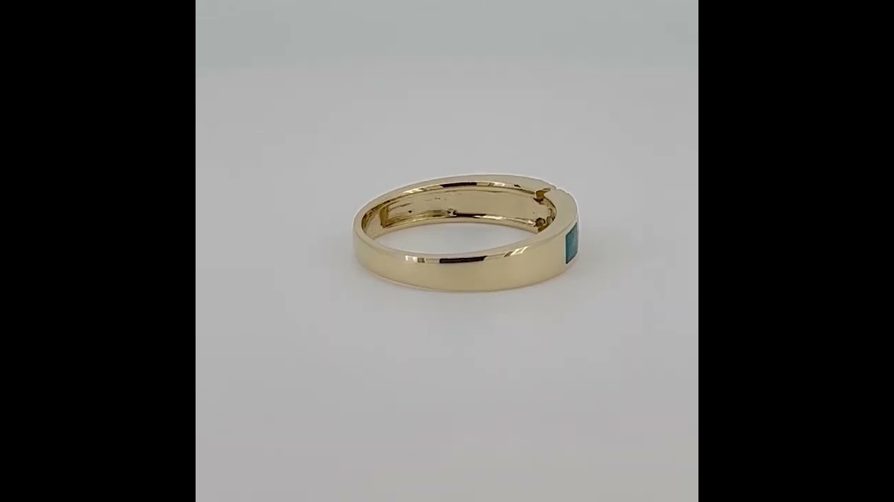 Opal Diamond Factory | Gold Inlay Opal Ring