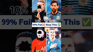 😱 99% Fail 🤯 #messi #viral #shorts #edit #impossible #fail messi