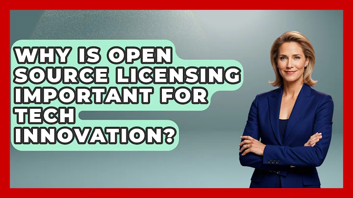 Why Is Open Source Licensing Important For Tech Innovation? - AI and Technology Law
