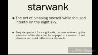 Starwank - Urban Dictionary Word Of The Day