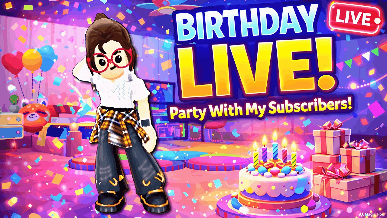 It's my Birthday!! 🎁🎉 | Party with my Subscribers || #pkxd #live
