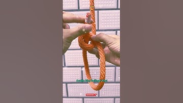 How to make double ring bollwin knot #shorts #knot #git #diy #gtknot