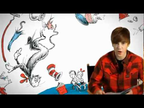 Justin Bieber Reading The Cat In The Hat