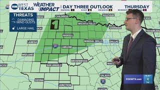 San Angelo, Abilene Weather: Strong-to-severe storms possible Thursday