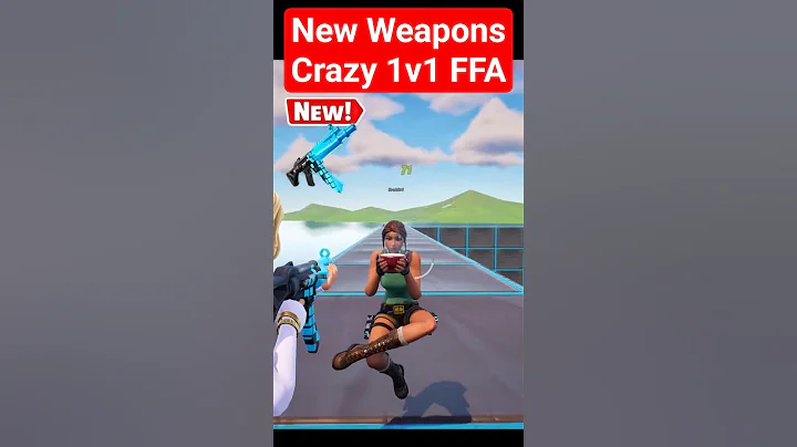3 NEW WEAPONS IN CRAZY 1V1 FFA All Guns & Rides FORTNITE MAP #shorts  #fortnitecreative