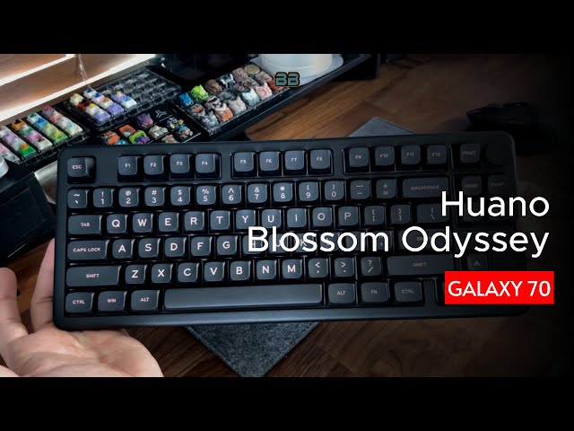 Galaxy 70 with Huano Blossom Odyssey switches - YouTube