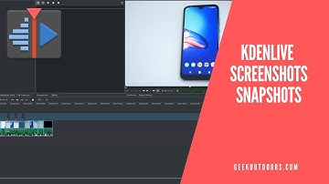 How To take Screenshots In Kdenlive (Video Editor Snapshots) | Kdenlive Tutorial