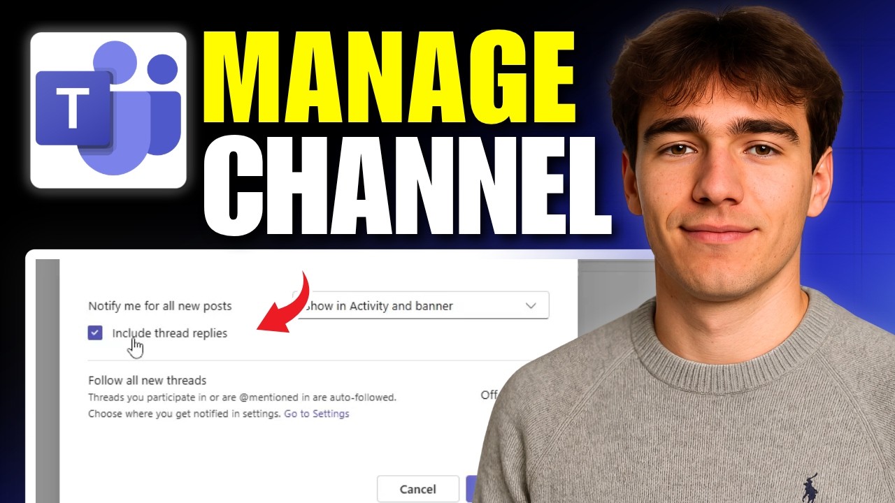 How To Manage Channel Notifications In Microsoft Teams (Tutorial 2026 ...