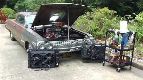 63 CHEVY IMPALA 454 "MUTHA THUMPA" CAM FIELD FIND TUNNEL RAM 2-4