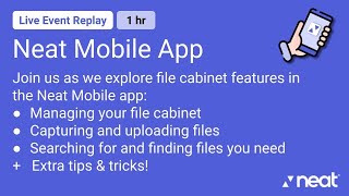 Neat Mobile App - File Upload & Management