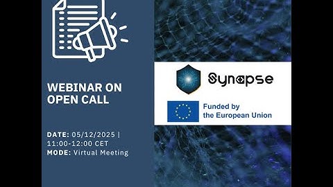 Synapse Open Call Webinar