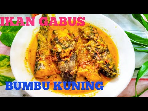 Resep Ikan Gabus Bumbu Kuning Santan
